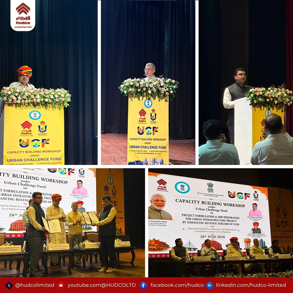 HUDCO holds Rajasthan workshop on Project Formulation & DPR Preparation
